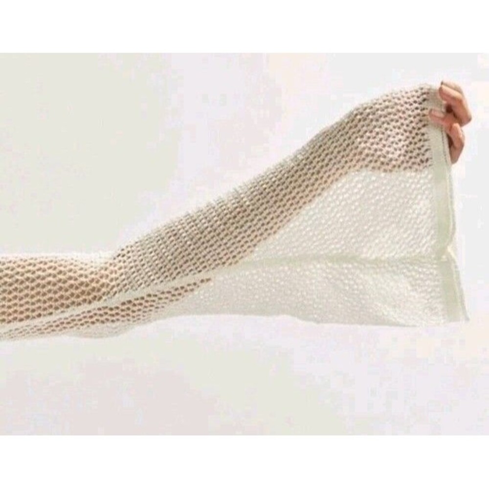One Mile Savannah Maxi Dress XS White/ Ivory Crochet Cover-Up Scoop Back $209 - Picture 16 of 16